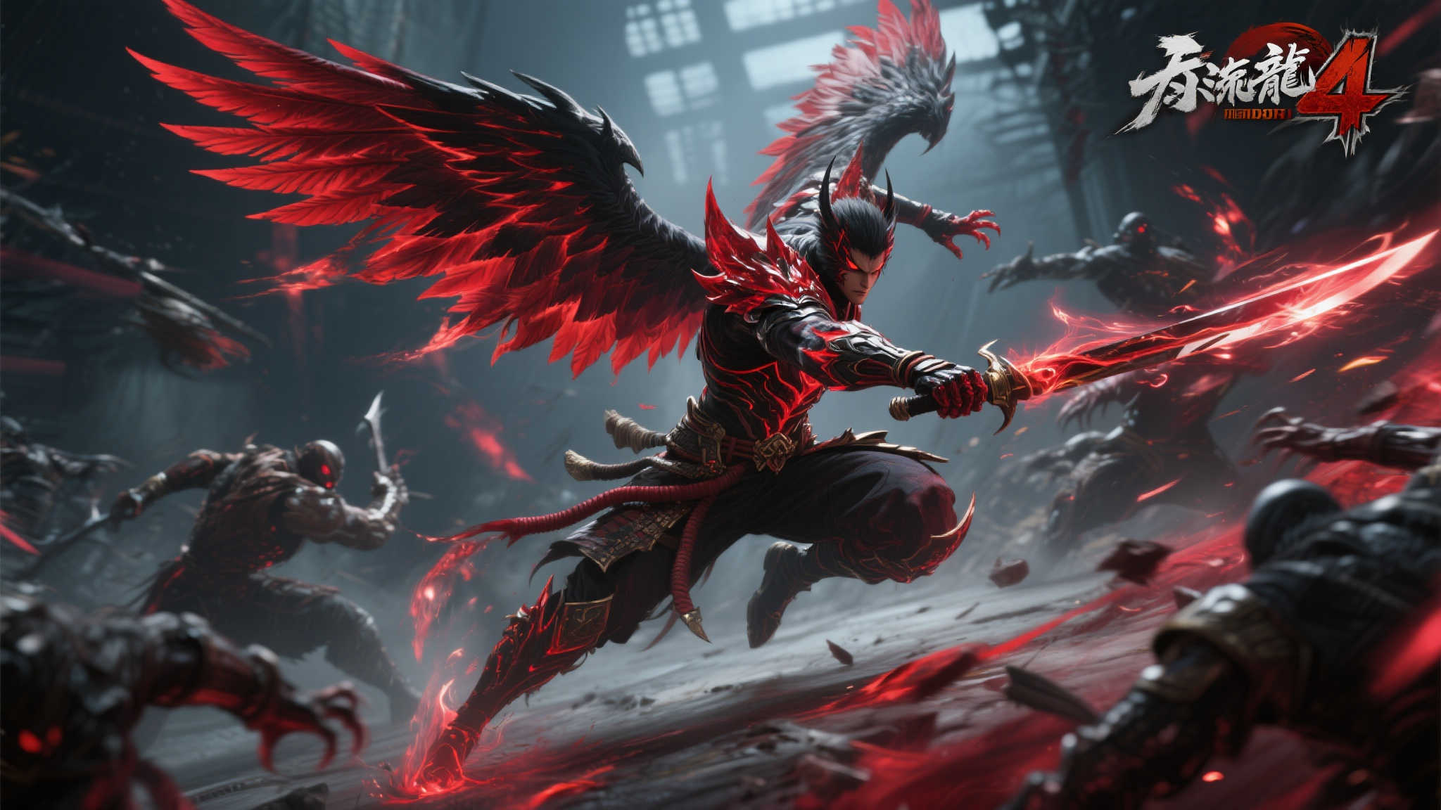 《忍者龙剑传4》实战展示集锦!血鸦形态挑战试炼模式 在《忍者龙剑传4》的实机演示中,开发团队